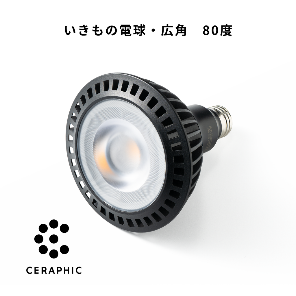 広角タイプ 80度】CERAPHICいきもの電球 – CERAPHIC（京セラ株式会社）
