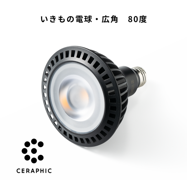 広角タイプ 80度】CERAPHICいきもの電球 – CERAPHIC（京セラ株式会社）